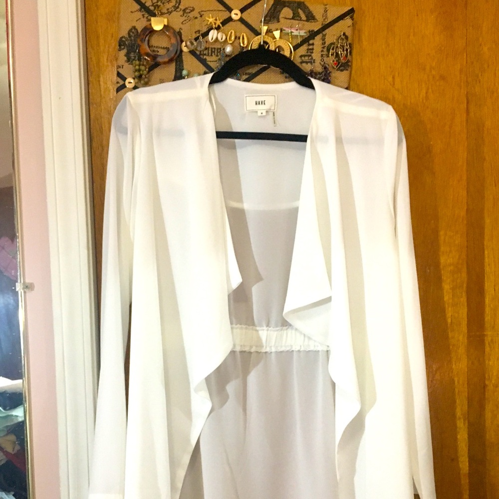 White kimono jacket
